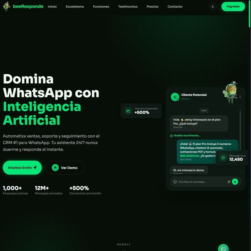 Captura de pantalla de Bee Responde