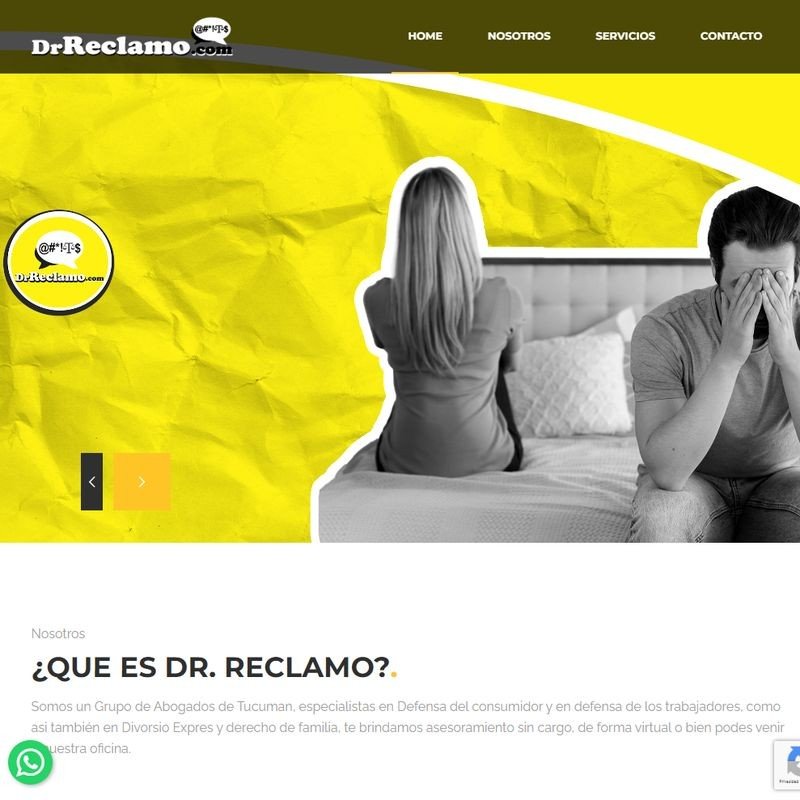 Captura de pantalla de Dr. Reclamo
