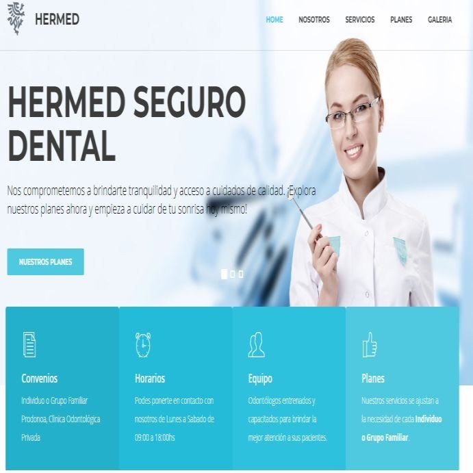 Captura de pantalla de Hermed Seguro Dental