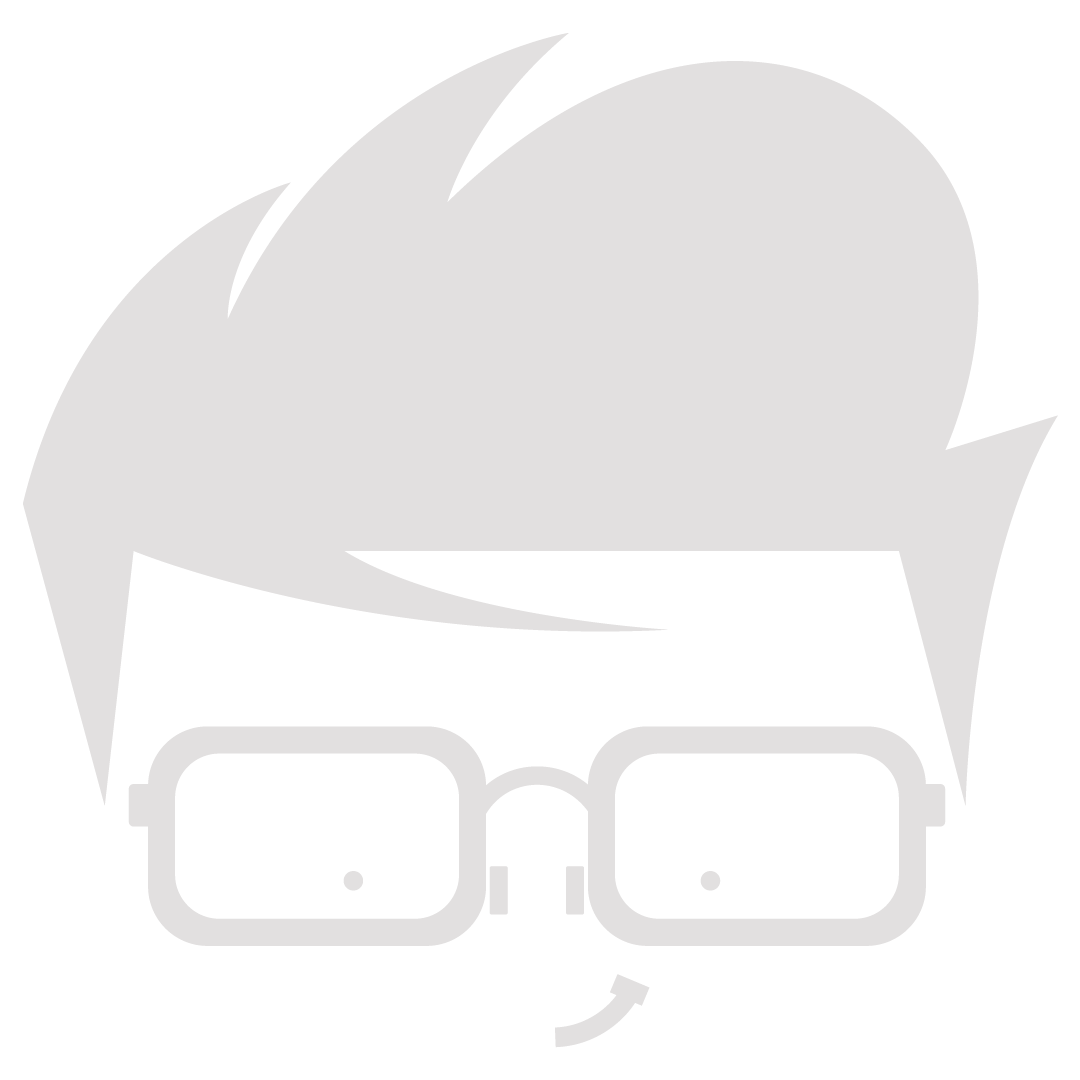 Ilustración de la mascota de NerdosTech Solutions con anteojos